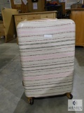 Jessica Simpson Large Rolling Luggage Suitcase