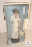 New Franklin Mint Diana Princess of Wales Porcelain Portrait Doll in the box