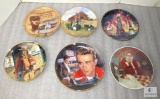 Lot of Collector Plates Bradford Exchange; Babe Ruth, John Wayne, John Deere, +