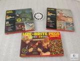 Vintage Lot Toys View Master Reels Bugs Bunny & Casper and Lite Brite Refill Pegs