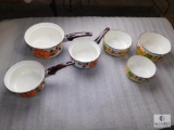 Lot Sankoware Show Pans Pots and Tin Bowls Vintage Set