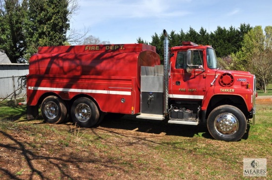 1991 Ford LNT9000 Truck Tanker Fire Truck VIN # 1FTYW90L0MVA23996
