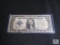 1928 A Blue Seal Washington Silver Certificate $1 Dollar Bill