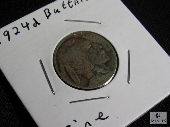 1924 D Buffalo Nickel F-12 Fine