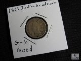 1863 Indian Head Cent G-4 Good