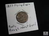 1857 Flying Eagle About Good Rough Condition