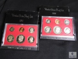 Lot 2 United States Proof Set 1980 & 1981