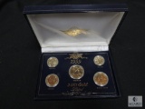 1999 24kt Gold Plated Mint Coin Set