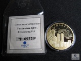 American Mint The American Spirit Remembering 9/11 Commemorative Collector Token Coin