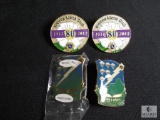 Lot of 4 Tocca Lions Club Collector Pins