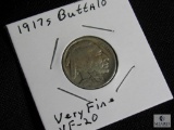 1917 S Buffalo Nickel Very Fine UF-20