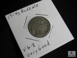 1914 S Buffalo Nickel VG-8 Very Good