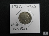 1925 D Buffalo Nickel VF-20 Very Fine