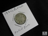 1925 S Buffalo Nickel Partial Date