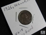 1926 S Wheatcent VG-8 Very Good Penny