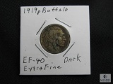 1919 P Buffalo EF-40 Extra Fine Nickel