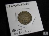1924 P Buffalo Nickel EF-40 Extra Fine
