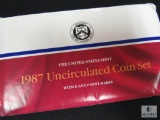 1987 United States Uncirculated Coin Set D & P Marks