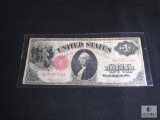 1917 One Dollar $1 Bill Red Seal Nice Condition