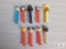 Lot of 9 Collectible Pez candy Dispensers