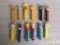 Lot of 12 Collectible Pez candy Dispensers