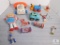 Mixed lot of toys , NASCAR, Donald Duck, Fisher Price telephone etc.