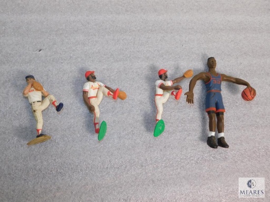 Lot of 4 Sport Athletes Figurines ( One has Broken Pieces)