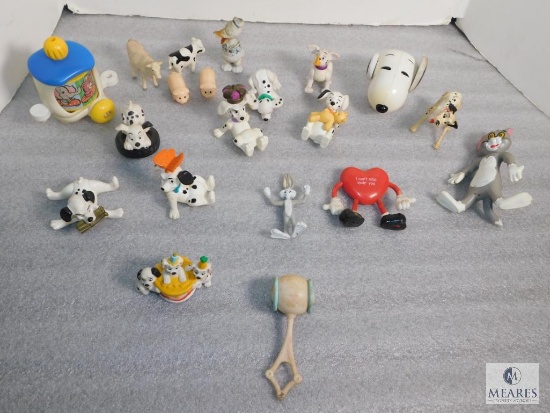 Lot of 20 Small Toys, Walt Disney Figures, 101 Dalmatians Figures etc.