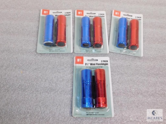 Lot of 8 Mini Led Flashlights