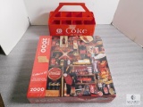 Coke One pint size 8 pack carrying basket, Coca- cola centennial Puzzle
