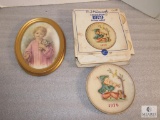 Lot of small picture, decorative plate