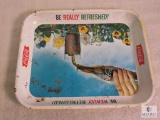 Vintage Tin Metal Coca Cola Serving Tray