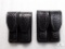 Lot 2 New Leather Double Mag Pouches for Staggered Magazines like Beretta 92 & 96