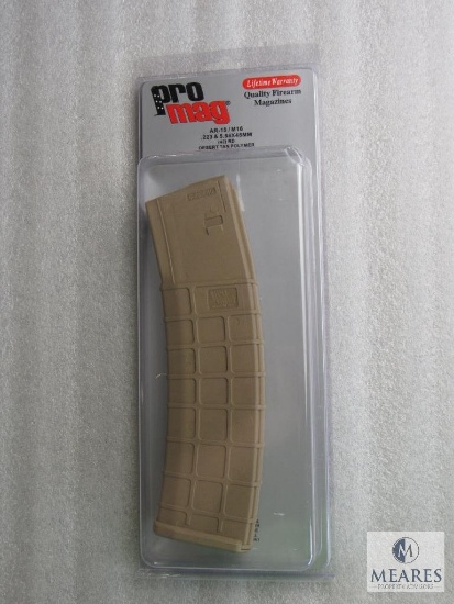 Pro Mag AR-15/ M16 .223 & 5.56x45mm (42 Round) Desert tan polymer