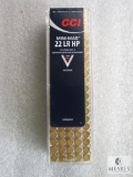 CCI Mini-mag 22 LR HP 36 Gr copper plated hollow point Approximately 100 Rounds'