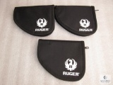 4 new Ruger logo pistol rugs
