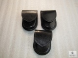 Lot 3 New Leather Handcuff Cases