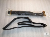 Lot 2 Black Cordura Hunter Belts w/ Adjustable Waist 32-46