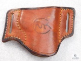 MK custom leather holster fits Colt 1911 and clones