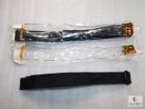 Lot 3 New Black Condura Hunter Belts w/ Adjustable Waist 32