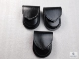 Lot 3 New Leather Handcuff Cases