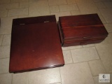Lot of two small wooden boxes one Cedar