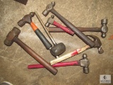 Lot of miscellaneous hammers balltine and mallet