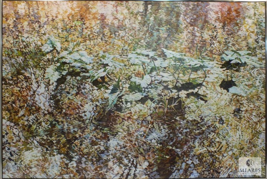 Bruce Marsh Pasco Pond Original Art on Canvas Signed 61" x 41"