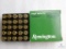 25 Rounds of Remington 40 S&W 155 Grain hollow point ammo