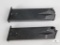 2 Beretta 92FS 9mm magazines