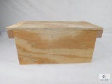 Homemade Wooden Ammo Box