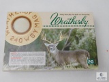 New Factory weatherby .240 weatherby Mag ammo , 100 Grain