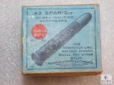Very Rare 20 Rounds of .43 Spanish ammo