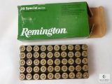 50 Rounds of Remington 38 special ( Match) 148 grain wadcutter ammo